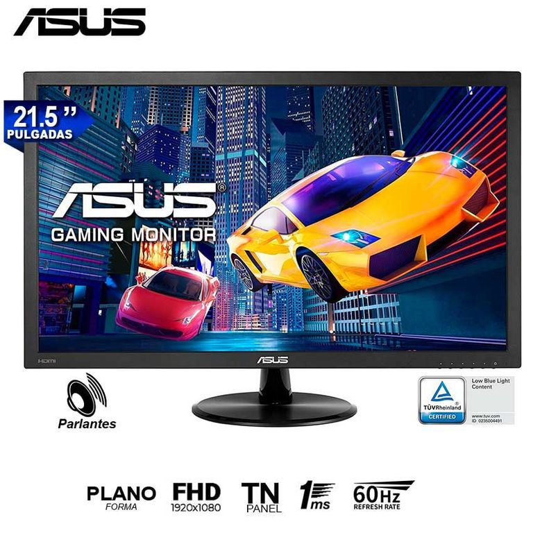 Monitor VP228HE Full HD TN 60Hz 1 ms Parlantes X 3W