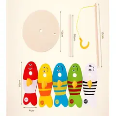 GENERICO - Juguete de Pesca con Pescados Grandes