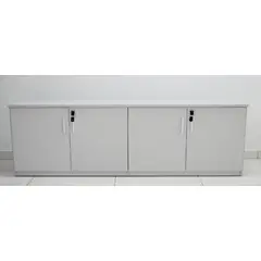 AMUEBLE - Mueble credenza Biblioteca ARCHIVADOR *Monaco* BLANCO