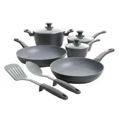 OSTER - Juego de Ollas Bastone 10 piezas Aluminio Forjado