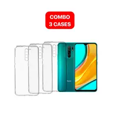SPACE - Combo Case Para Redmi 9 Transparente