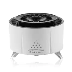 NEO DIGITAL - Humidificador de aire ultrasónico aromaterapia luzLED V28 Blanco 350ml