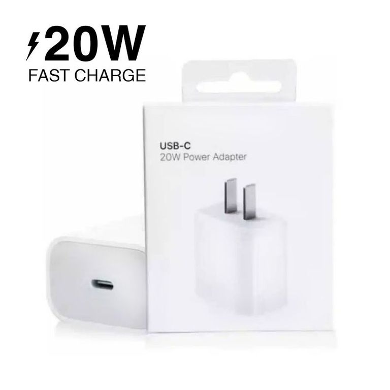 Cargador de 20W USB-C Para iPhone 12 13 14 Mini Pro / Pro Max