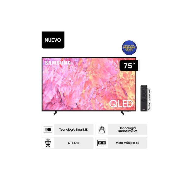 Televisor QLED Smart TV 75 QLED 4K QN75Q60CAGXPE