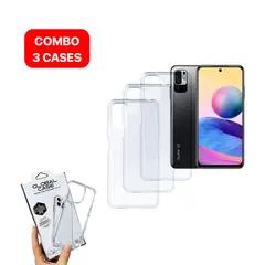 SPACE - Combo Case Para Redmi Note 10 5G Transparente