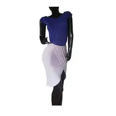 OEM - FALDA ABERTURA GRIS STRECH PARA MUJER VERANO