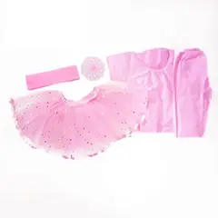 GENERICO - CONJUNTOS TRAJE DE BALLET CON TUTU DE DOS CAPAS - ROSADO