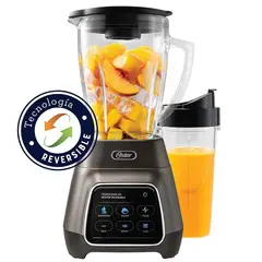 OSTER - Licuadora Tecnología Reversible y vaso Blend-N-Go BLSTPYG1312XBG