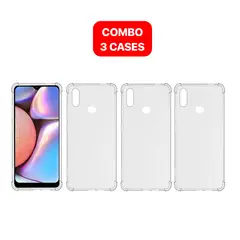GENERICO - Combo Case Space Para Samsung A10S Transparente