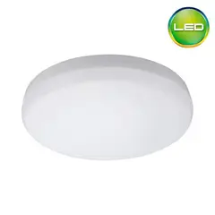 HOME LIGHT - Panel LED Circular Hielo 24W Luz Cálida Deluxe