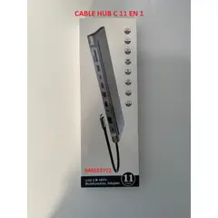 GENERICO - Adaptador USB C 11 en 1 Multipuerto