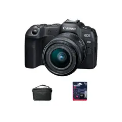 CANON - Camara EOS R8+RF 24-50MM IS STM+Est+Mem64GB