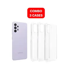 IMPORTADO MC - Combo Case Space Para Samsung A32 4G Transparente