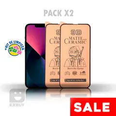 GENERICO - Pack x2 Mica CERAMICA MATE para iPhone 12 mini