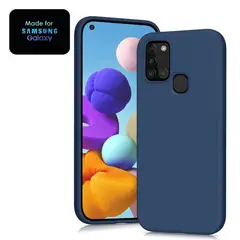 GENERICO - Silicone Case Samsung A21s Con Marca