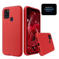 GENERICO - Silicone Case Samsung A21s Con Marca