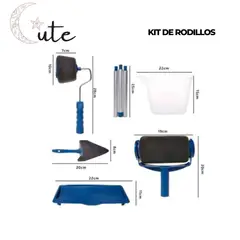 GENERICO - KIT DE RODILLOS PARA PINTAR