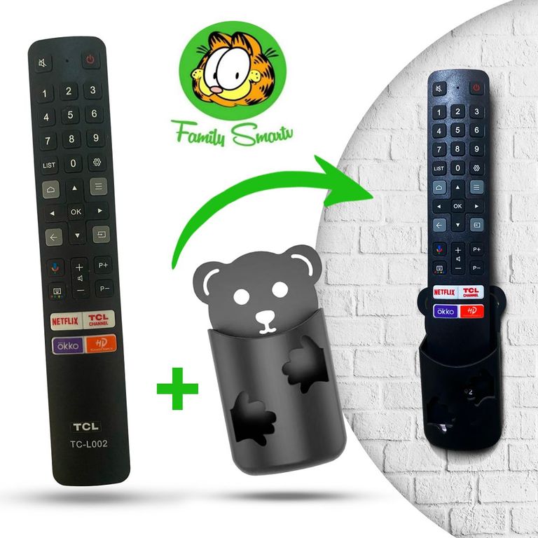 Control Remoto Tcl Generico Smart Modelo FMR8 + Soporte Oso