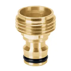TRUPER - Conectores de laton solido sistema click macho