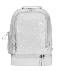 BENTGO - Mochila Kids 2 en 1- Brillo Plateado
