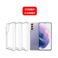 SPACE - Combo Case Para Samsung S21 Plus Transparente