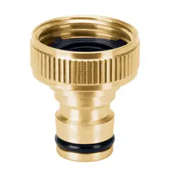TRUPER - Conectores de laton solido sistema click hembra