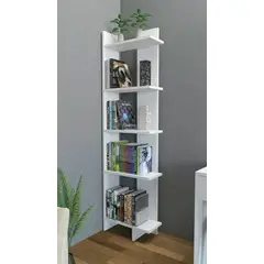 TU MESITA - Estante Librero Salvador 4 repisas color Blanco