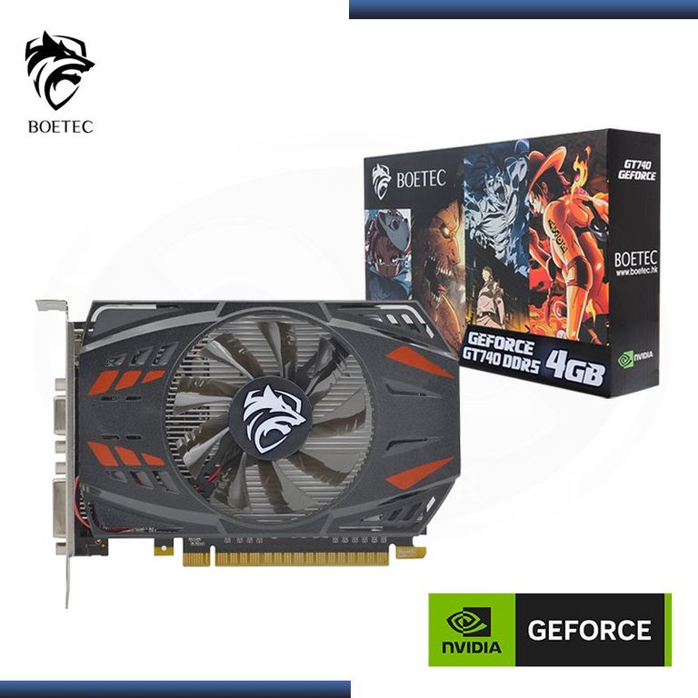TARJETA DE VIDEO BOETEC GEFORCE GT740 4GB DDR5