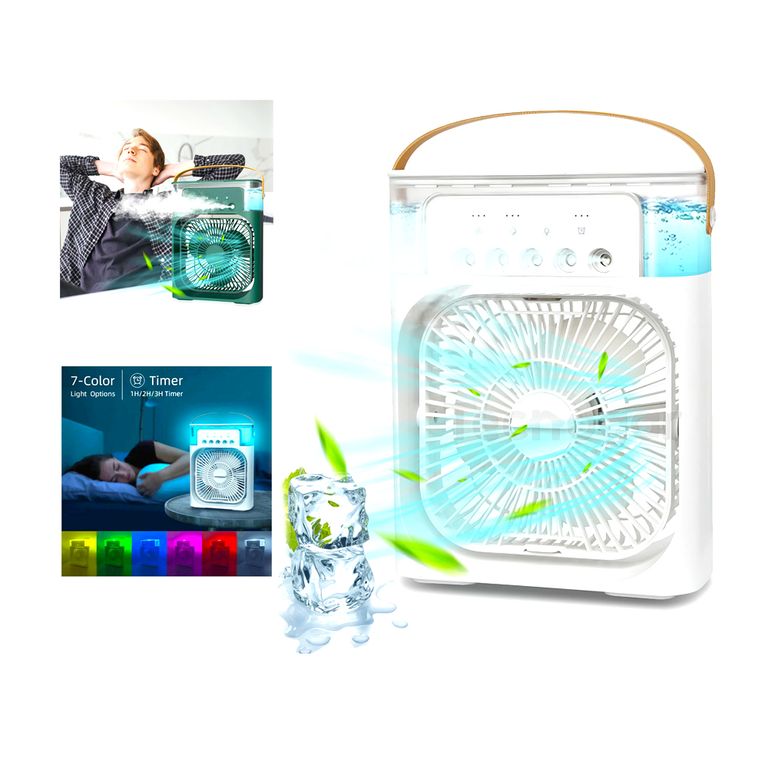 Enfriador Aire Acondicionado 3 en 1 Ventilador Portátil Humidificador