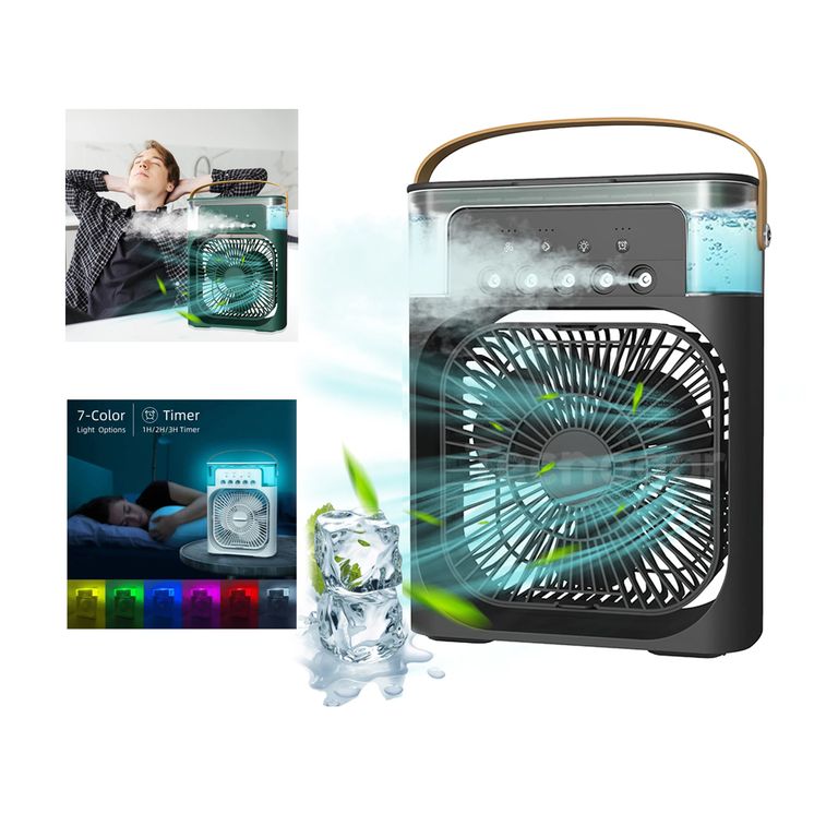 Enfriador Aire Acondicionado 3 en 1 Ventilador Portátil Humidificador