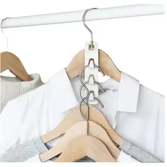 GENERICO - Organizador de Ganchos de Ropa pack de 04 ganchos