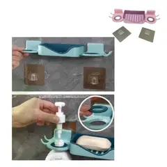 GENERICO - Jabonera para Baño Rosa Pack x 3