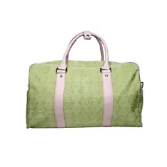 GENERICO - Maletín Bolso Verde claro con crema