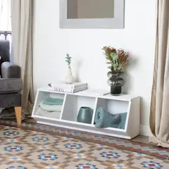TU MESITA - Estante Moderno Fiona Blanco 104 cm