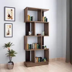 TU MESITA - Estante Contemporáneo Loduvi Marrón 160cm