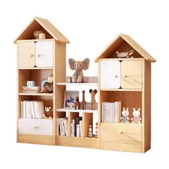 GENERICO - Librero Estante Infantil Armado Casa Selves - Gaudi