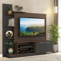 TU MESITA - Estante para TV Moderno Janeiro MarrónNegro