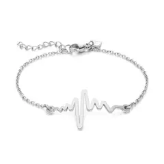 GENERICO - Pulsera Electrocardiograma - Plata 950 - Musas Vanidosas