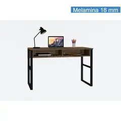 STARHOME - ESCRITORIO ESTILO INDUSTRIAL NOVE MARRÓN