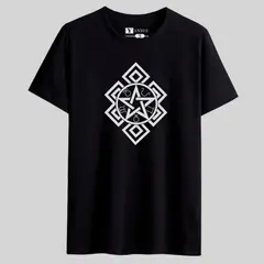 YANSUS - Polo Hombre Blanco Estrella