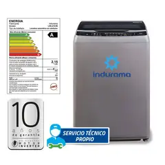 INDURAMA - Lavadora Inverter 21 Kg Inox