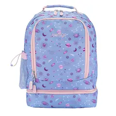 BENTGO - Mochila Kids 2 en 1- Galaxia Lavanda