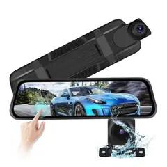 NEO DIGITAL - Cámara Espejo retrovisor L1027 WiFi auto camioneta 1080p táctil 9.6