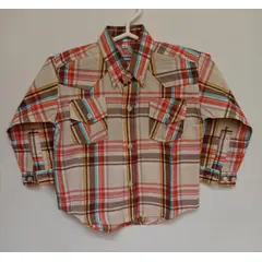 GENERICO - CAMISA NIÑO MANGA LARGA BEIGE MANDALAY KNITS