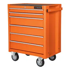 Truper - Gabinete metalico movil 6 cajones soporta 130 Kg