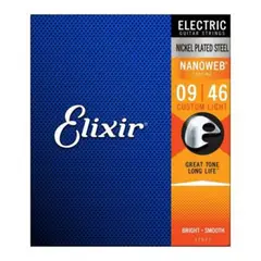 ELIXIR - Cuerdas para Guitarra Electrica 12027 Custom Light