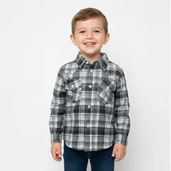 GENERICO - Camisa Manga Larga Gris Mandalay Knits