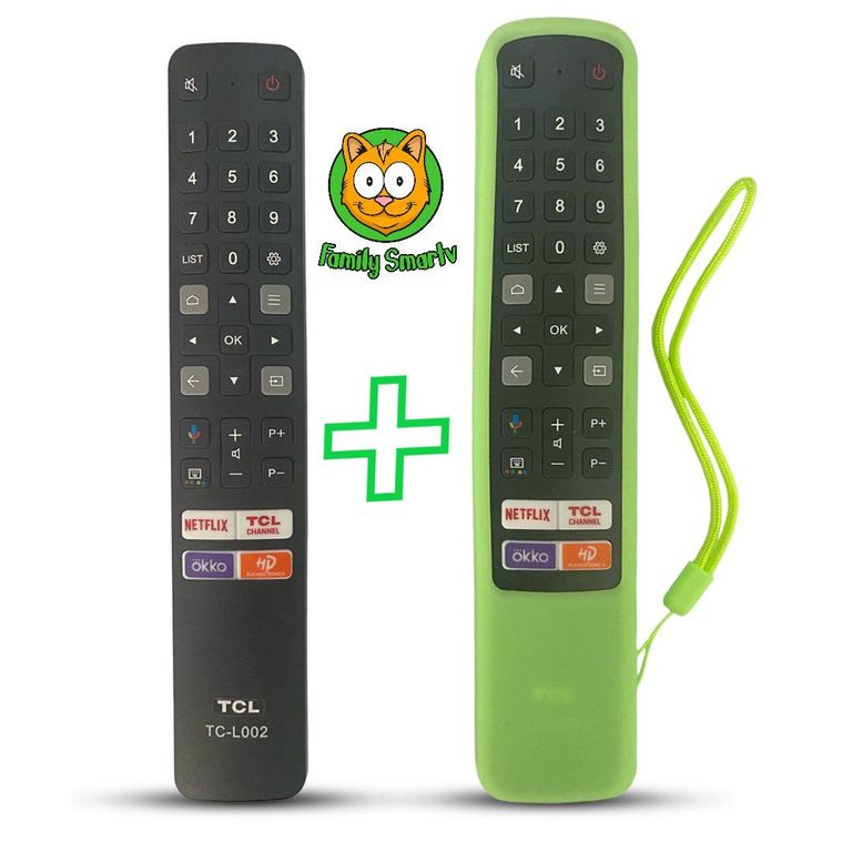 Control Remoto Tcl Generico Smart Modelo FMR8 + Funda Verde