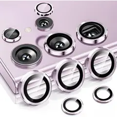 GENERICO - Protector de Cámara Metálico Para Samsug S24 Ultra - Lila