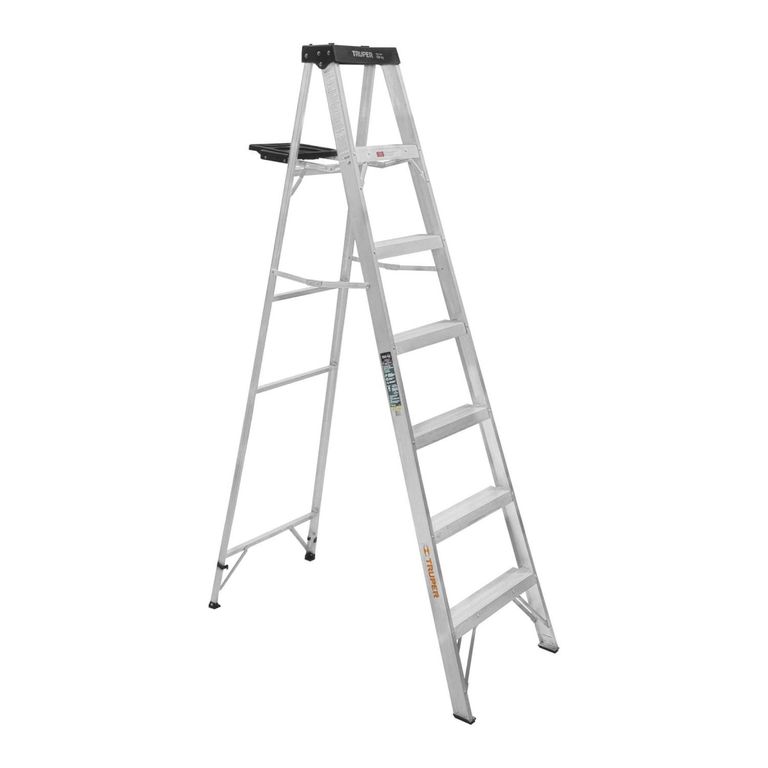 Escalera tipo tijera 6 peldaños soporta 150Kg